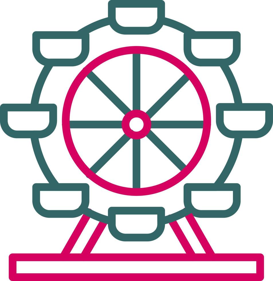 Ferris Wheel Vector Icon