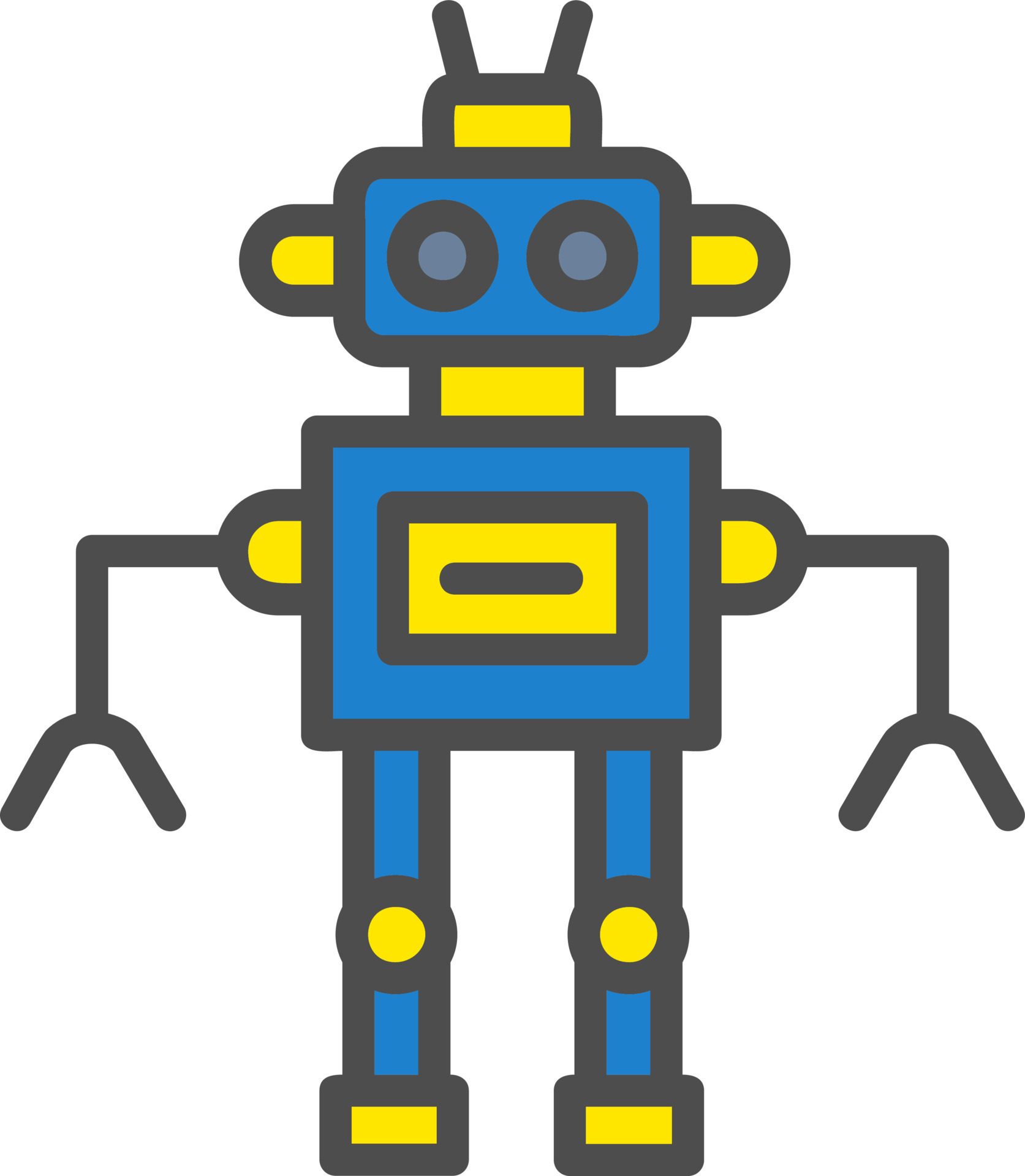 Robot Vector Icon 16487458 Vector Art at Vecteezy