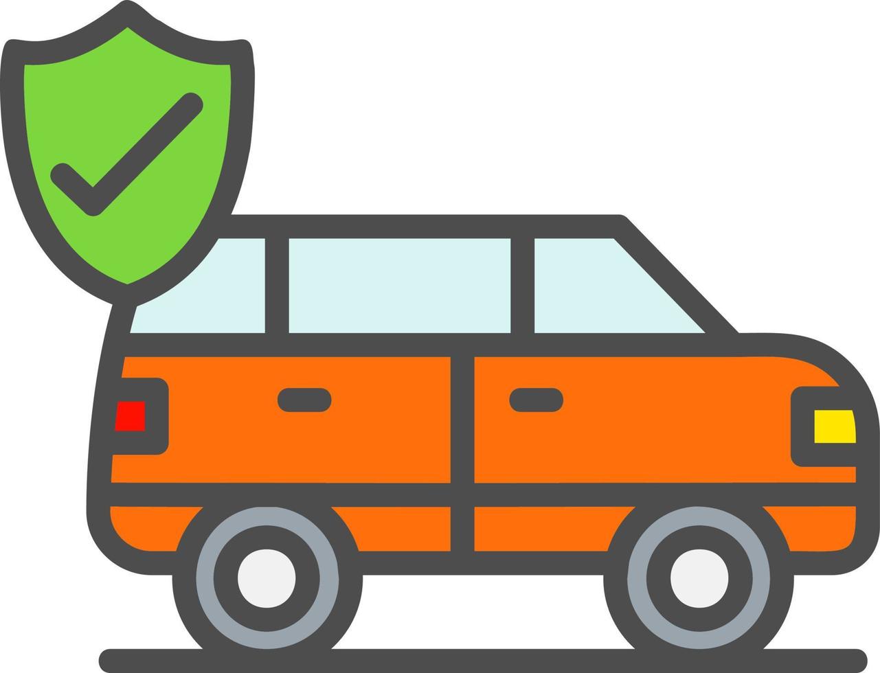 Car Insurance Vector Icon