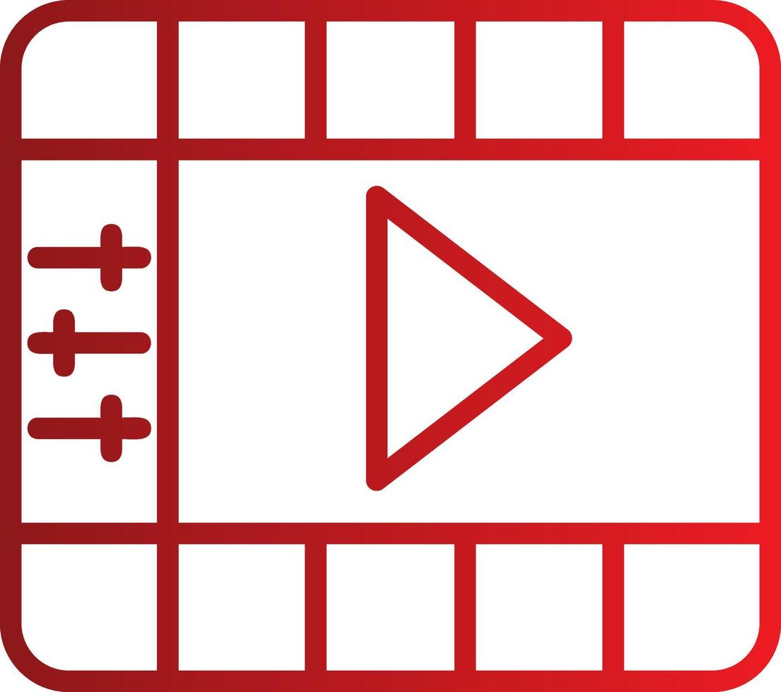 Video Editor Vector Icon