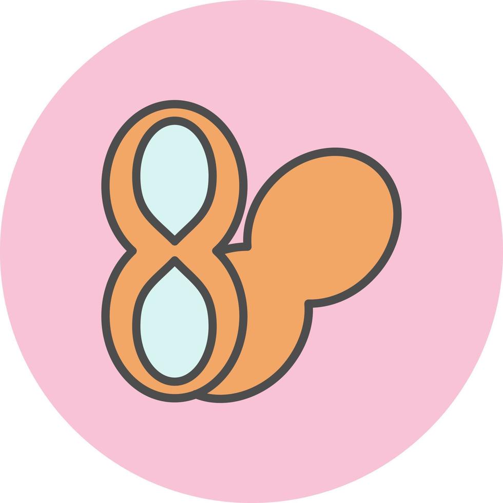 Peanut Vector Icon