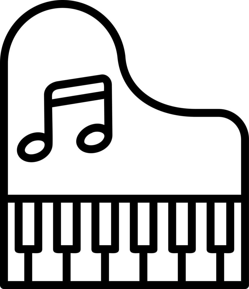 Piano Vector Icon