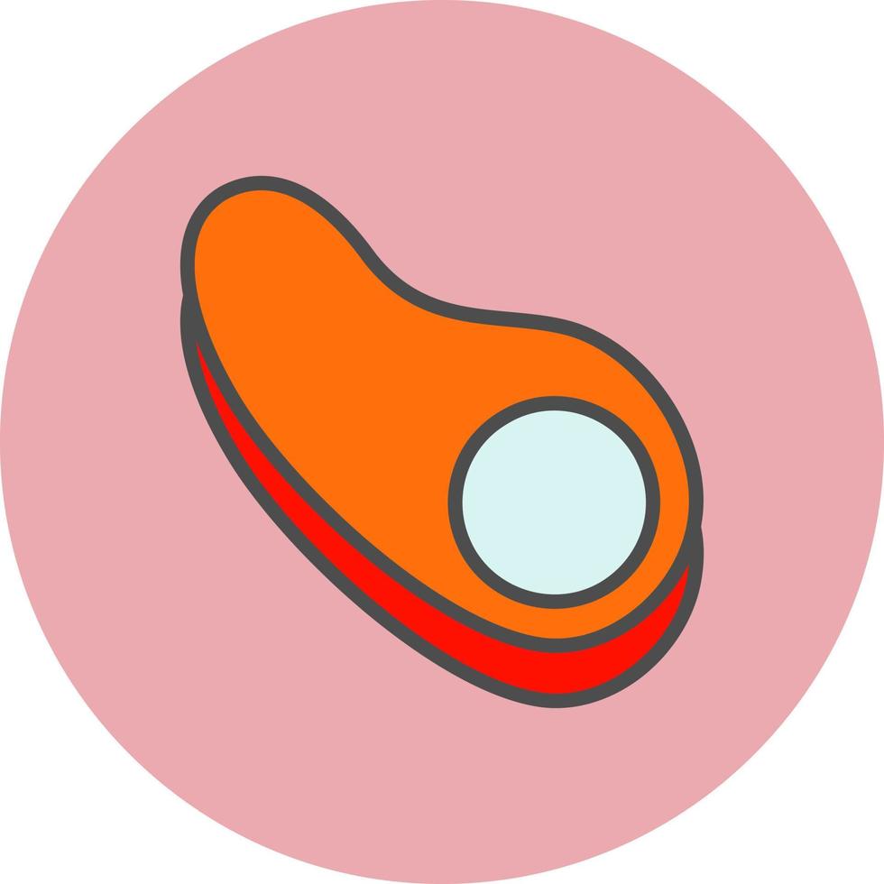 icono de vector de carne