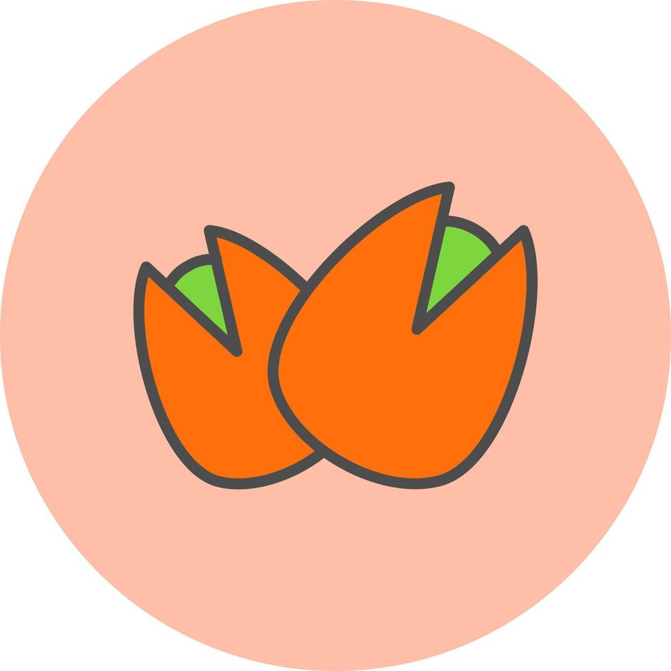 Pista Nuts Vector Icon