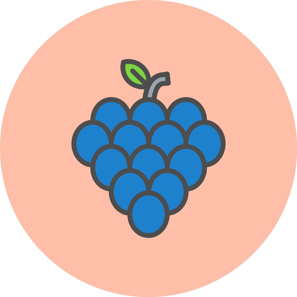 Grapes Vector Icon