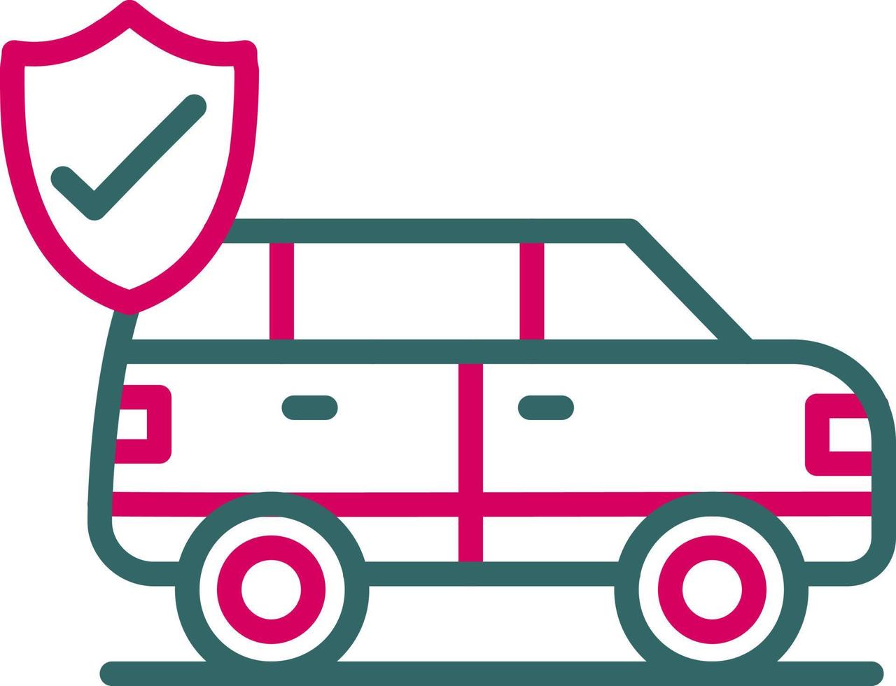 Car Insurance Vector Icon