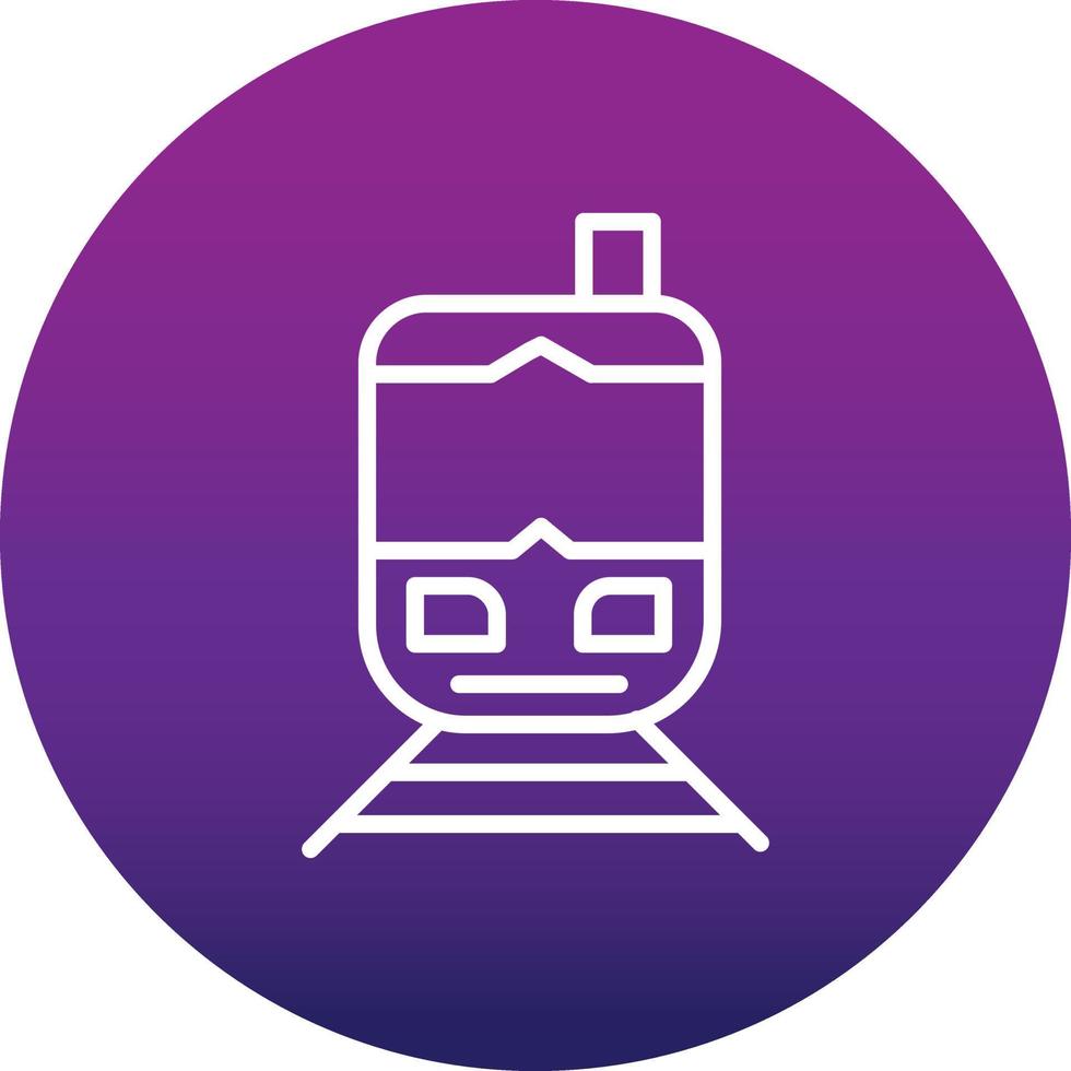 icono de vector de tren