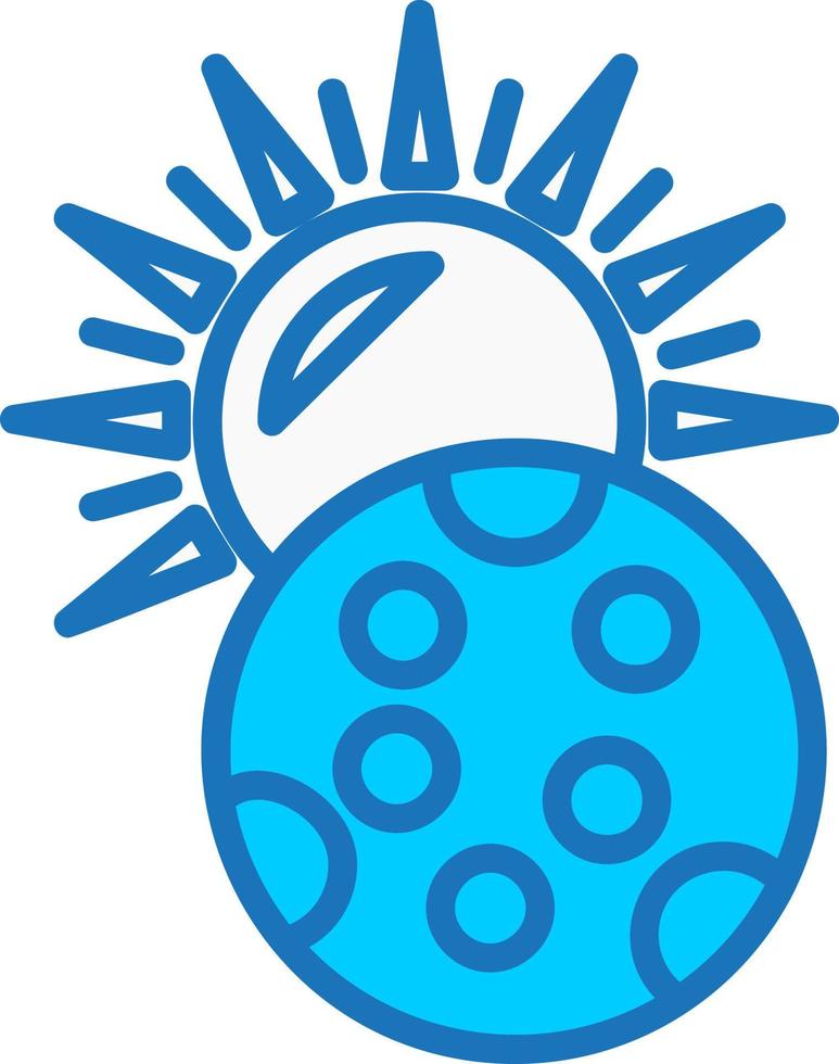 Moon and Sun Vector Icon