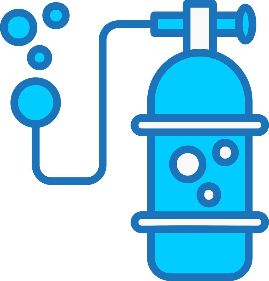 Oxygen Cylinder Vector Icon