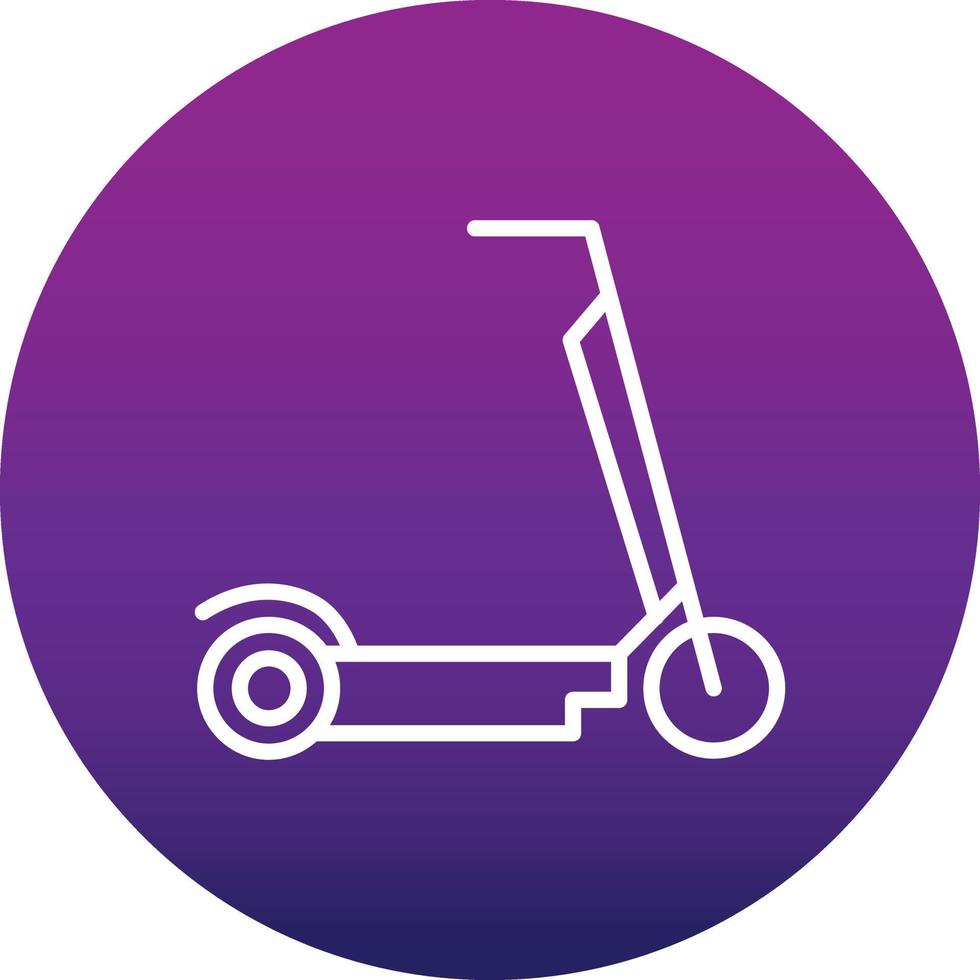 Kick Scooter Vector Icon