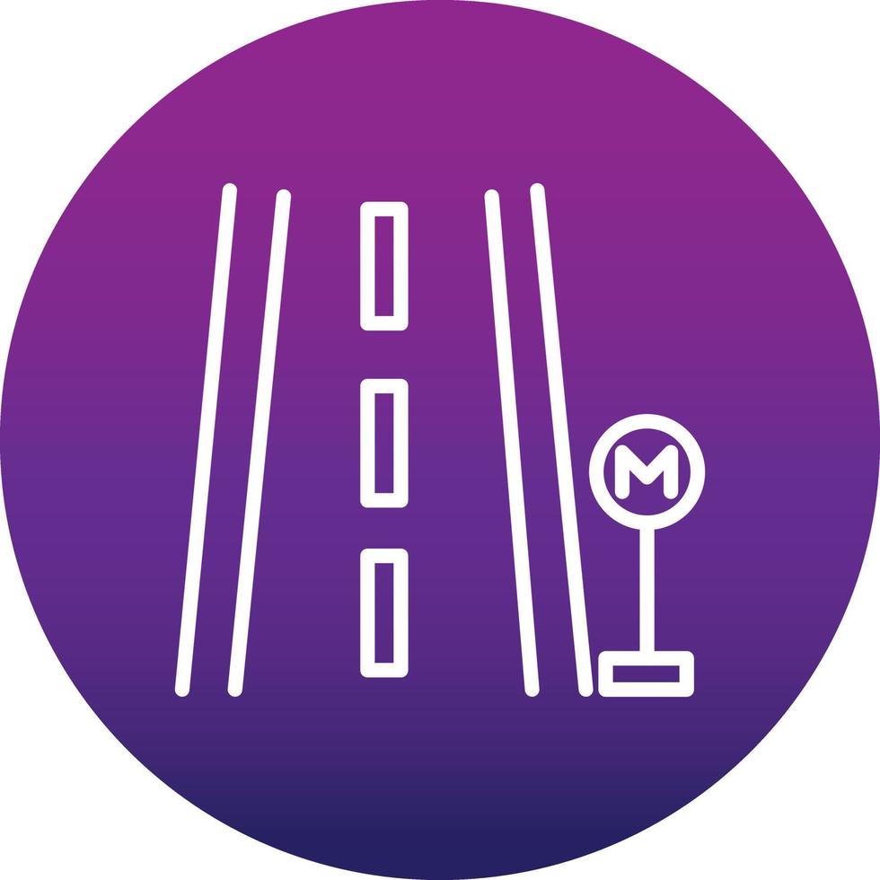 Metro Station Vector Icon