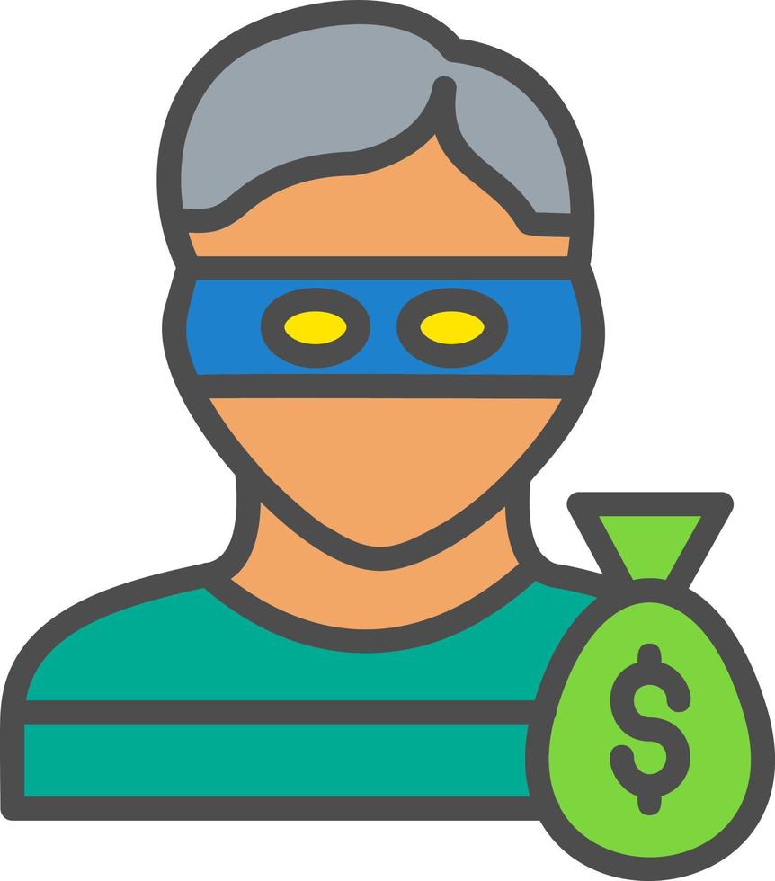 Robbery Vector Icon