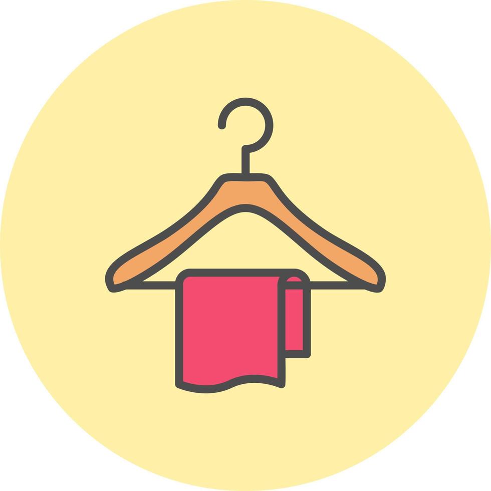 Towel Hanger Vector Icon