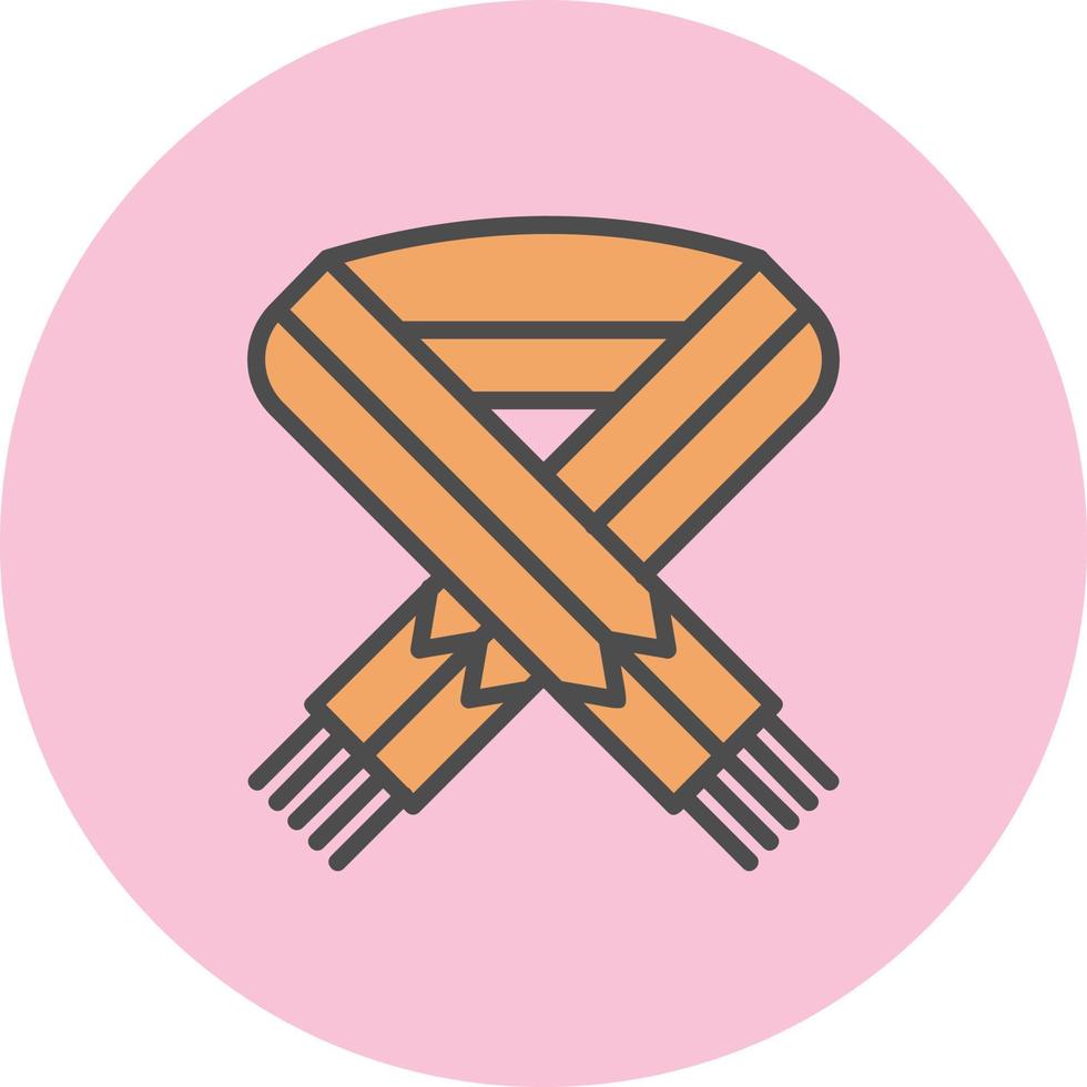 Scarf Vector Icon