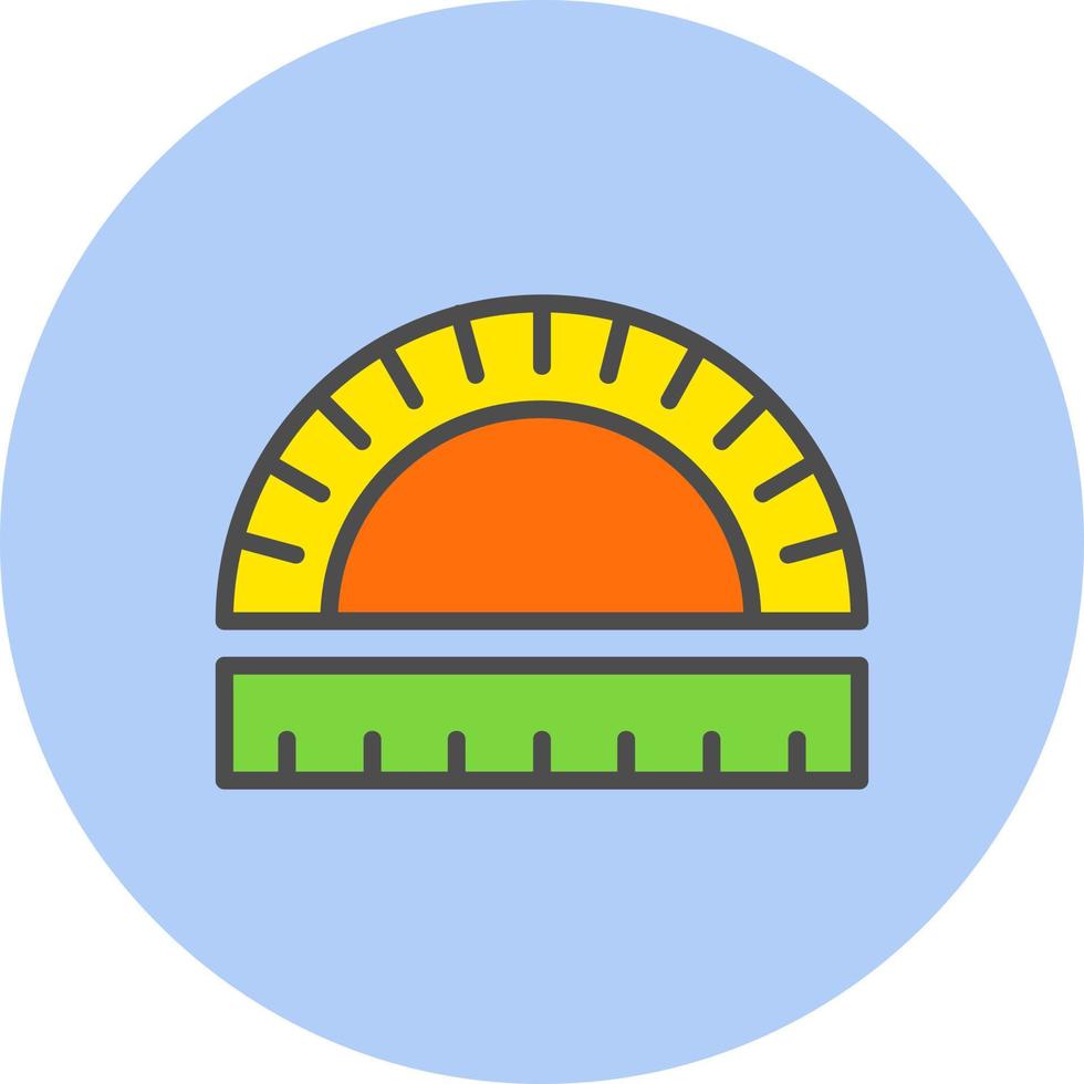 Protractor Vector Icon 16488878 Vector Art at Vecteezy