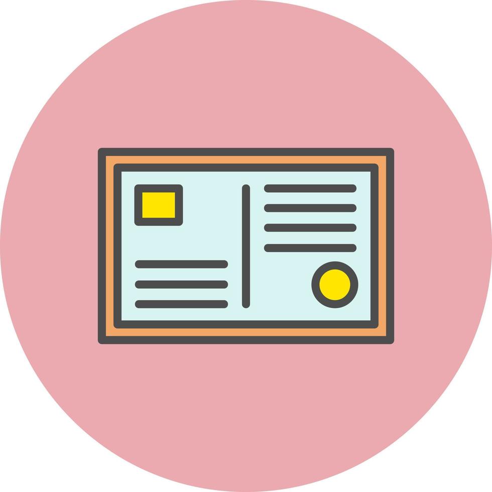 Postcard Vector Icon