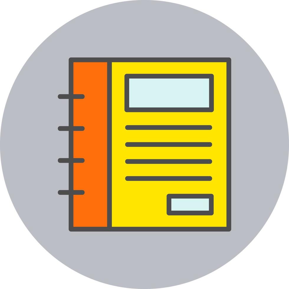 Diary Vector Icon