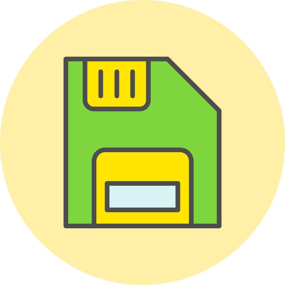 Floppy Disk Vector Icon