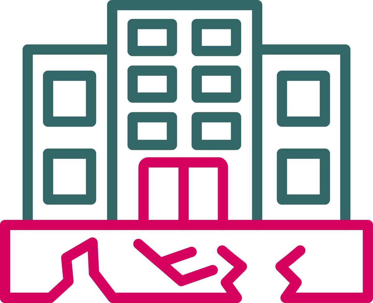Earthquake Vector Icon