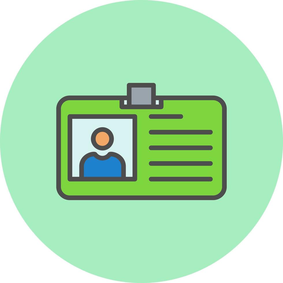 Id Card Vector Icon