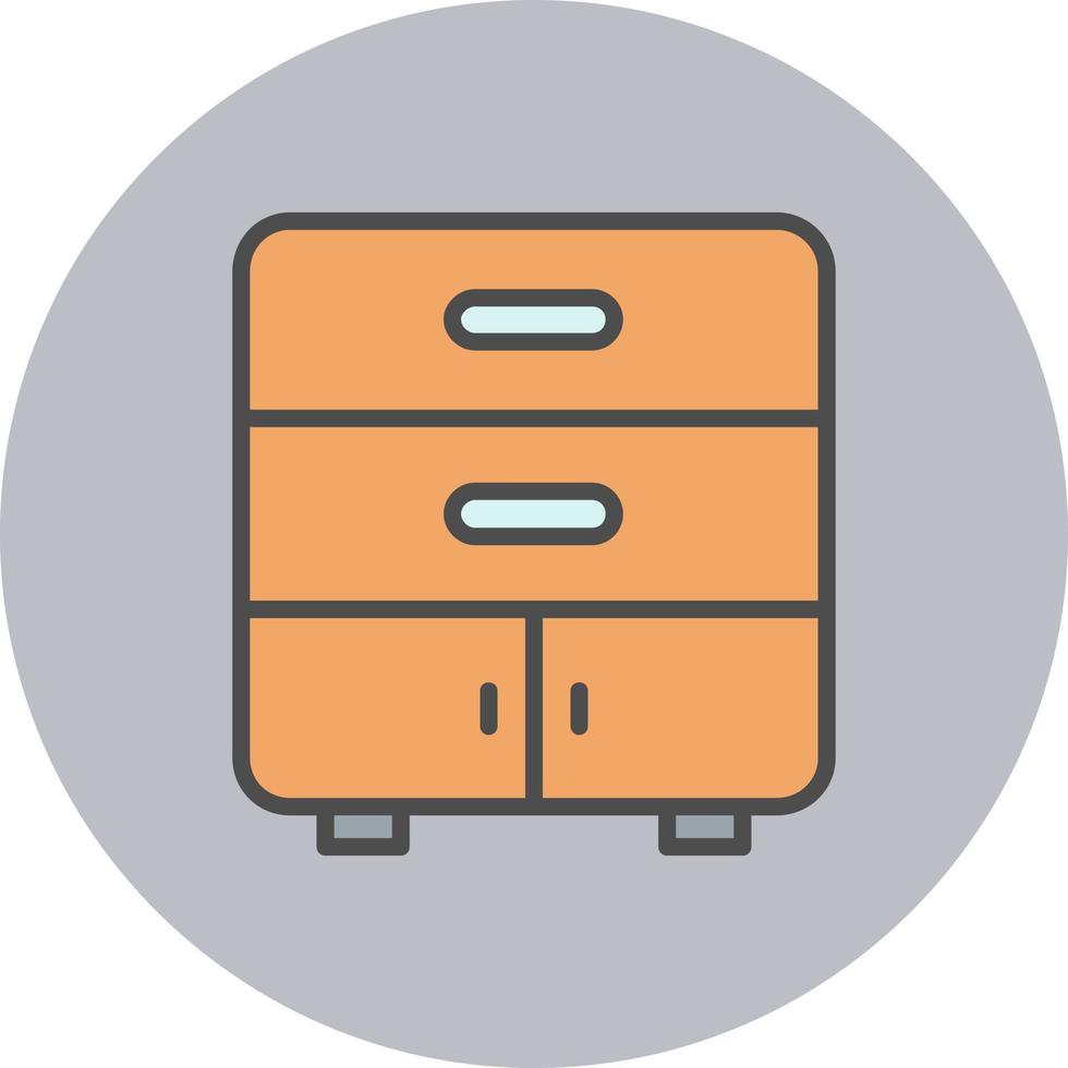 Drawer Vector Icon