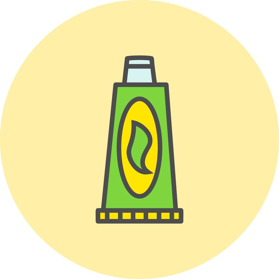 icono de vector de pasta de dientes