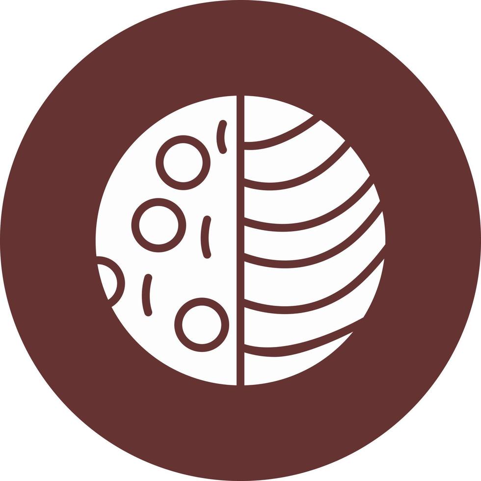 Moon Eclipse Vector Icon