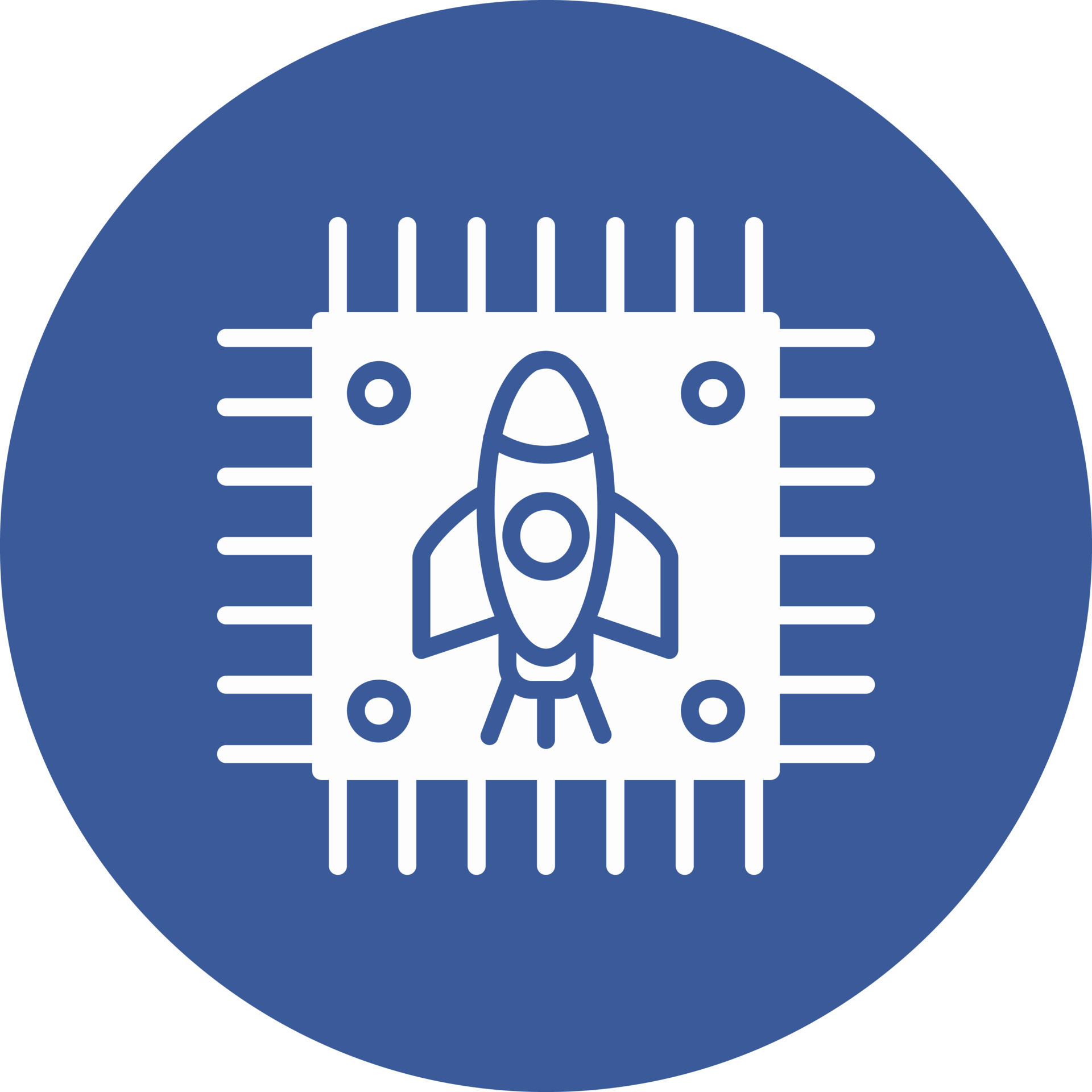 Rocket Chip Vector Icon 16489470 Vector Art at Vecteezy