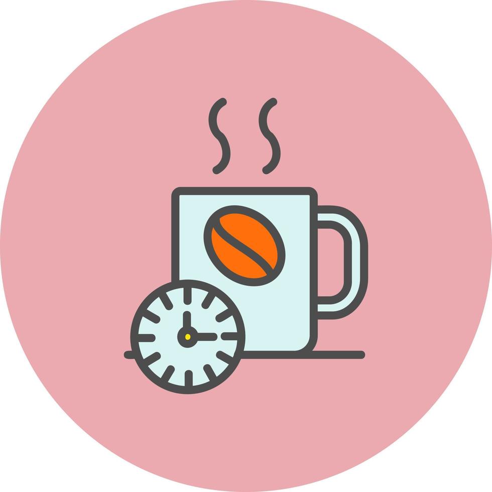 Coffee Time Vector Icon
