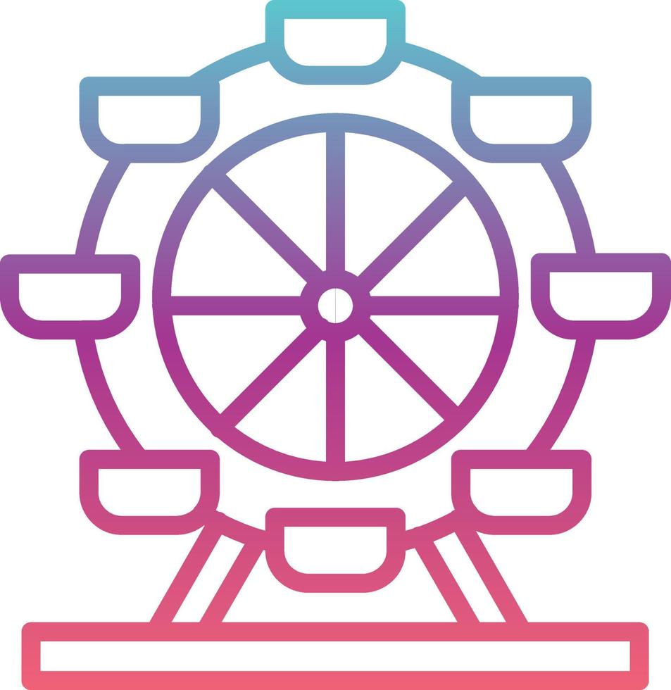 Ferris Wheel Vector Icon