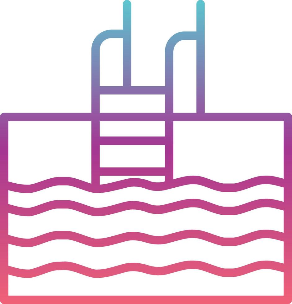 Swimming Pool Vector Icon