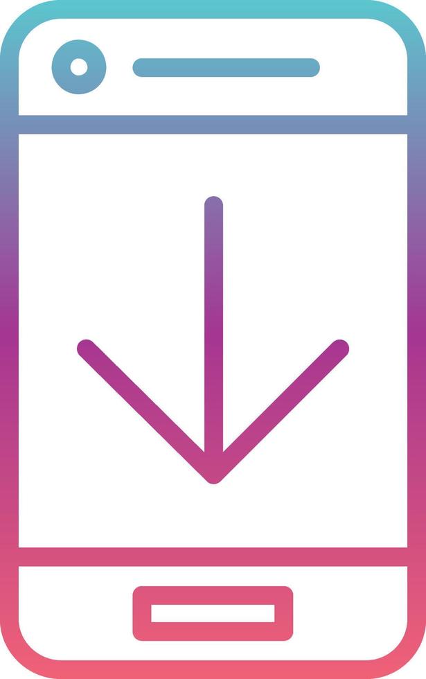Down Vector Icon