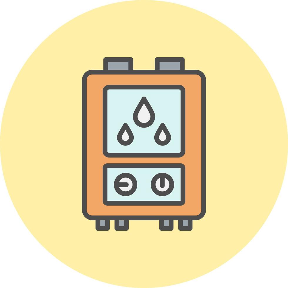 Water Boiler Vector Icon