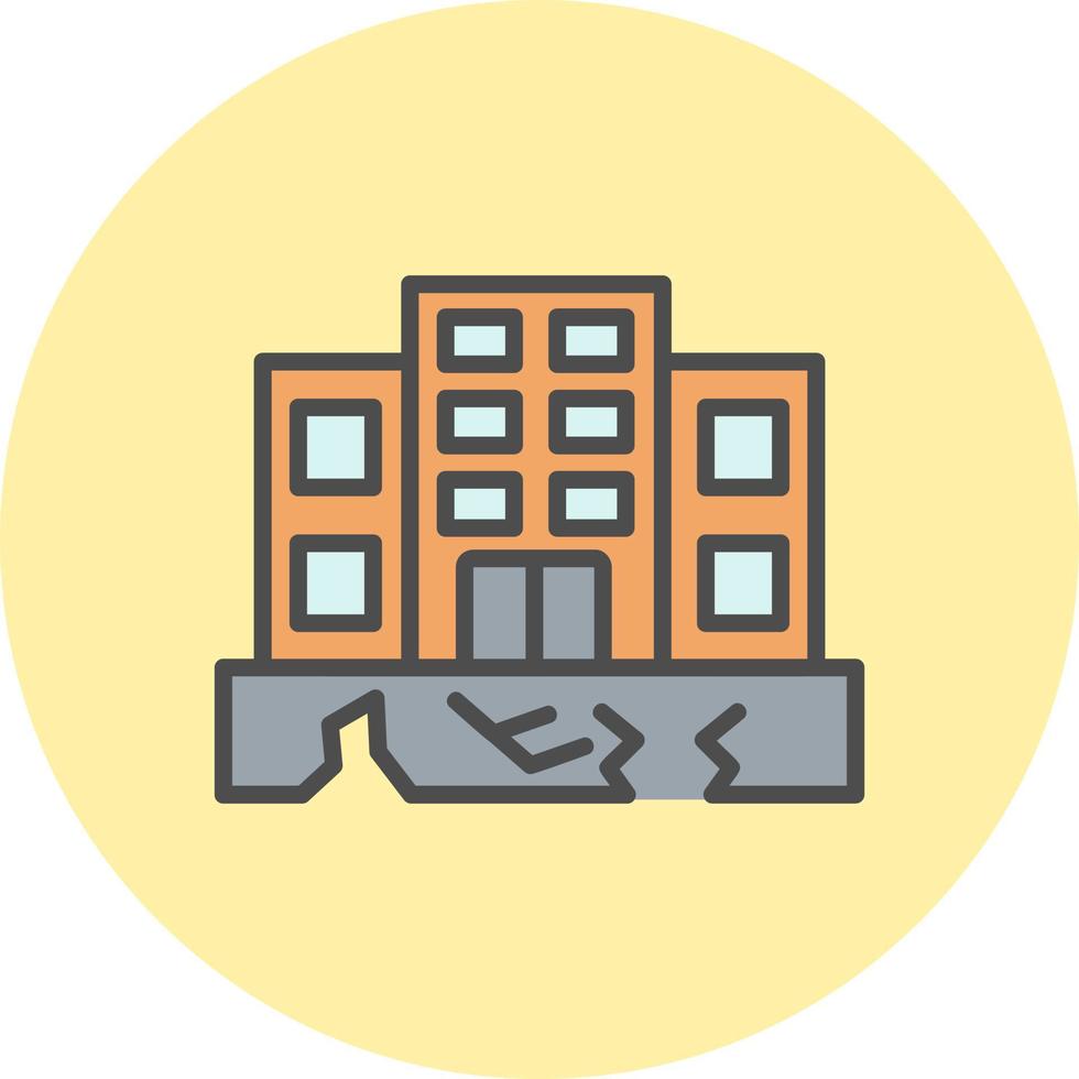 Earthquake Vector Icon