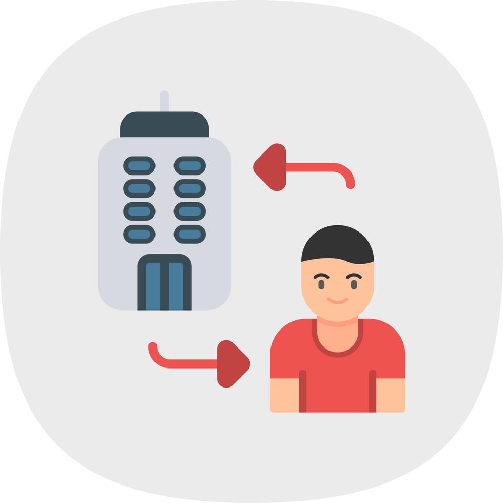 Business To Consumer Vector Icon Design