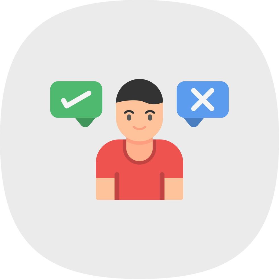 Decision Maker Vector Icon Design