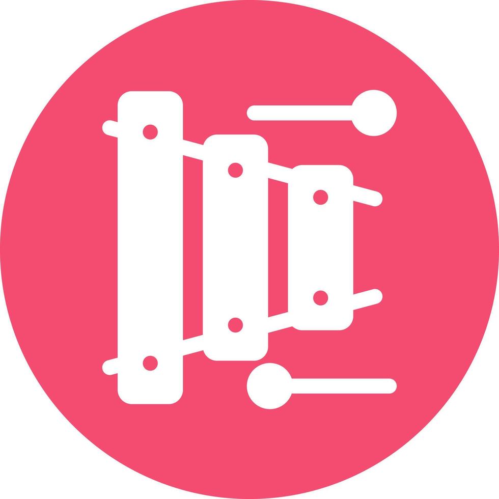 Xylophone Vector Icon Design