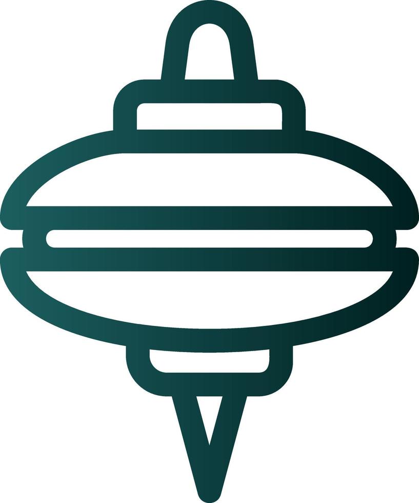 Spinning Top Vector Icon Design