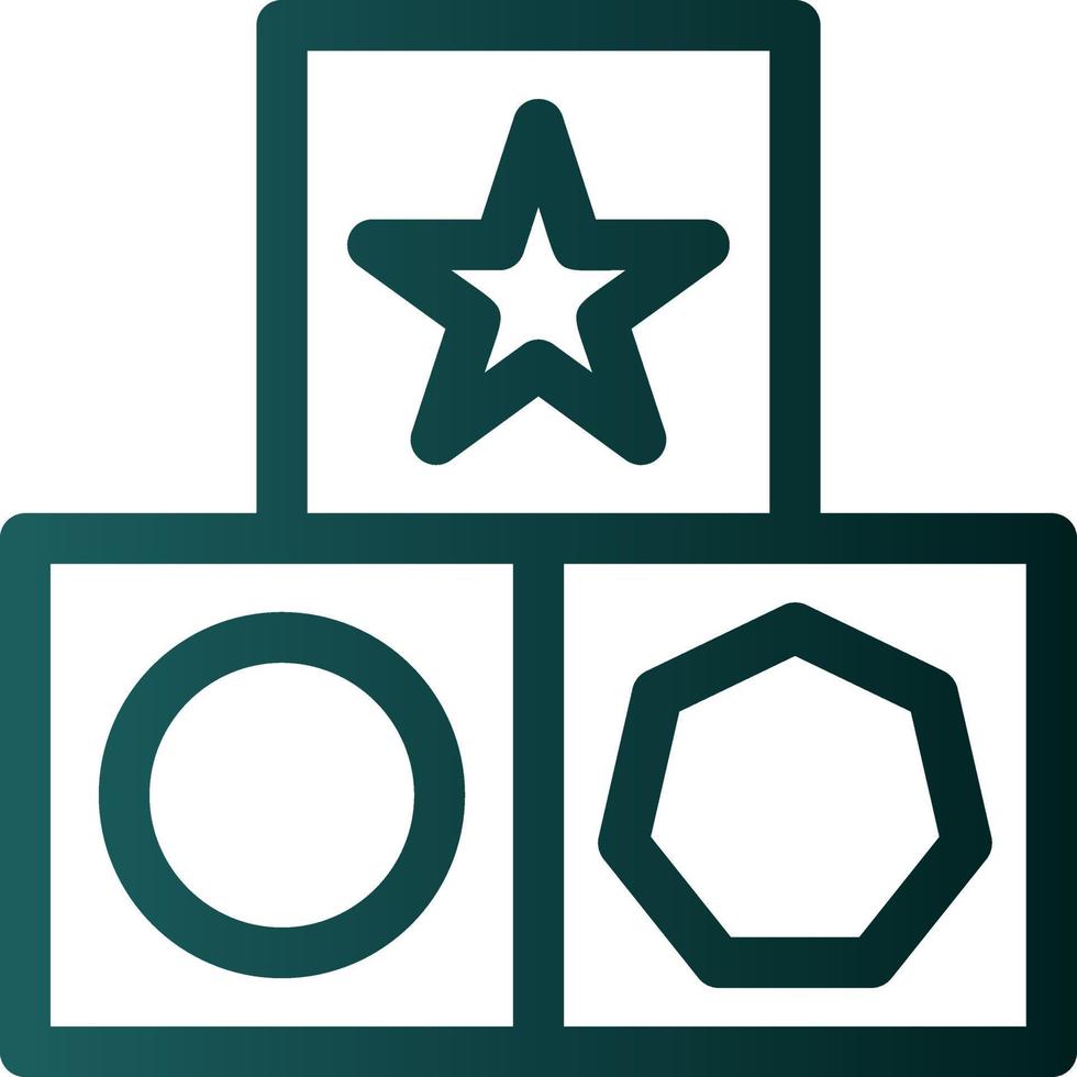 Blocks Vector Icon Design