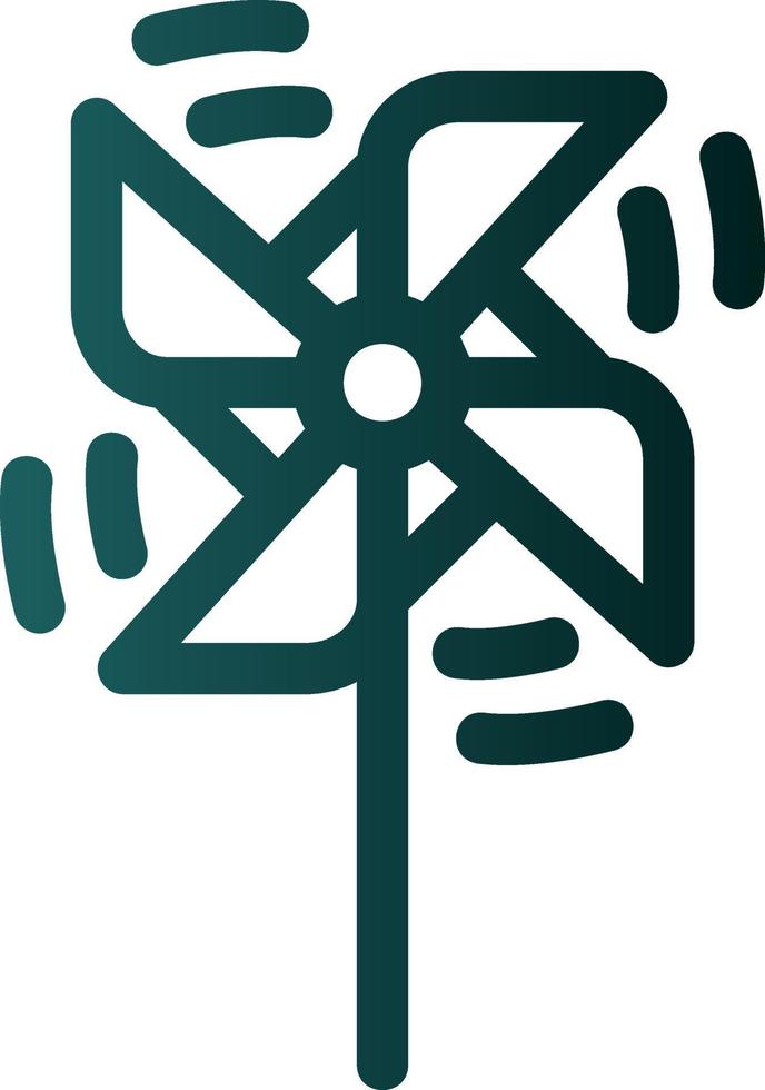 Pinwheel Vector Icon Design