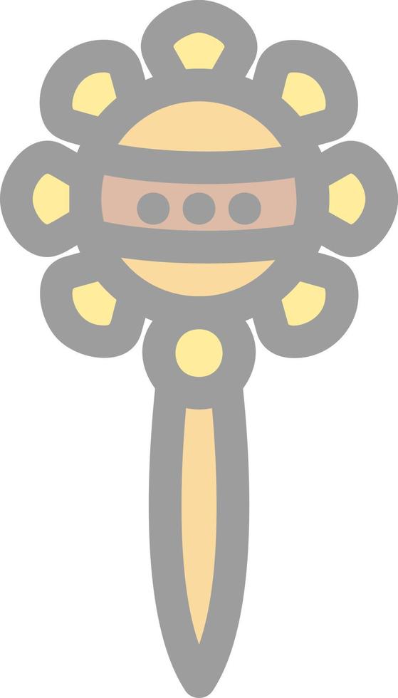 Rattle Vector Icon Design