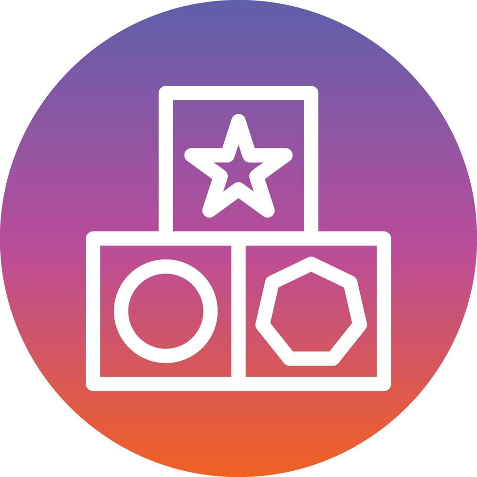 Blocks Vector Icon Design