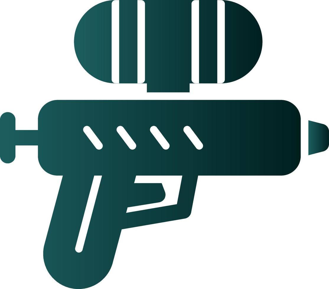 Water Gun Vector Icon Design