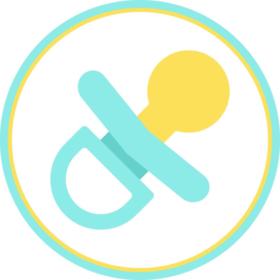 Pacifier Vector Icon Design