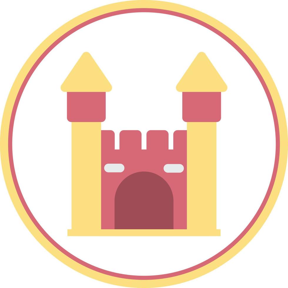 Bouncy Castle Vector Icon Design