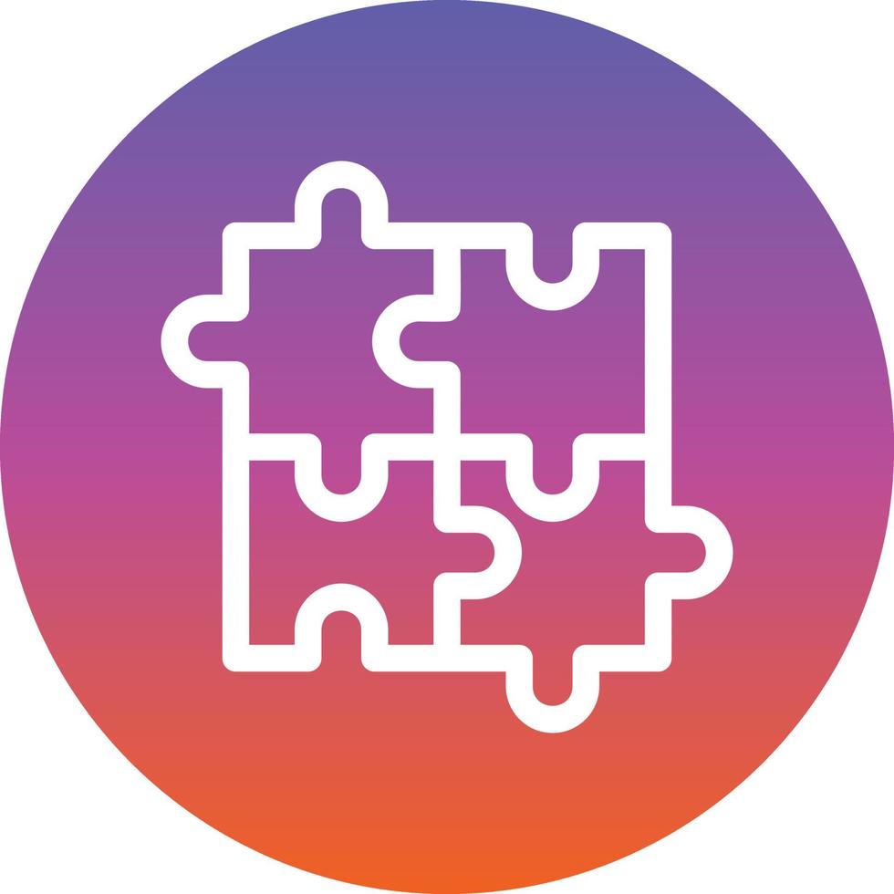 Puzzle Vector Icon Design