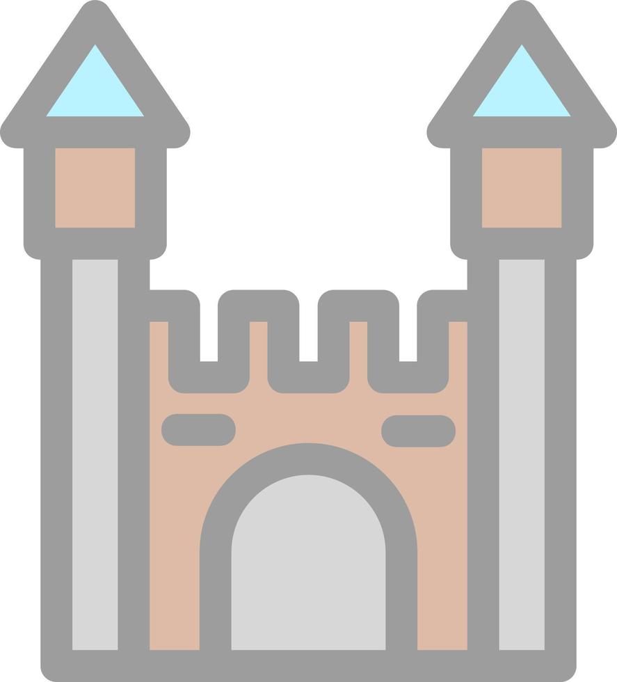 Bouncy Castle Vector Icon Design