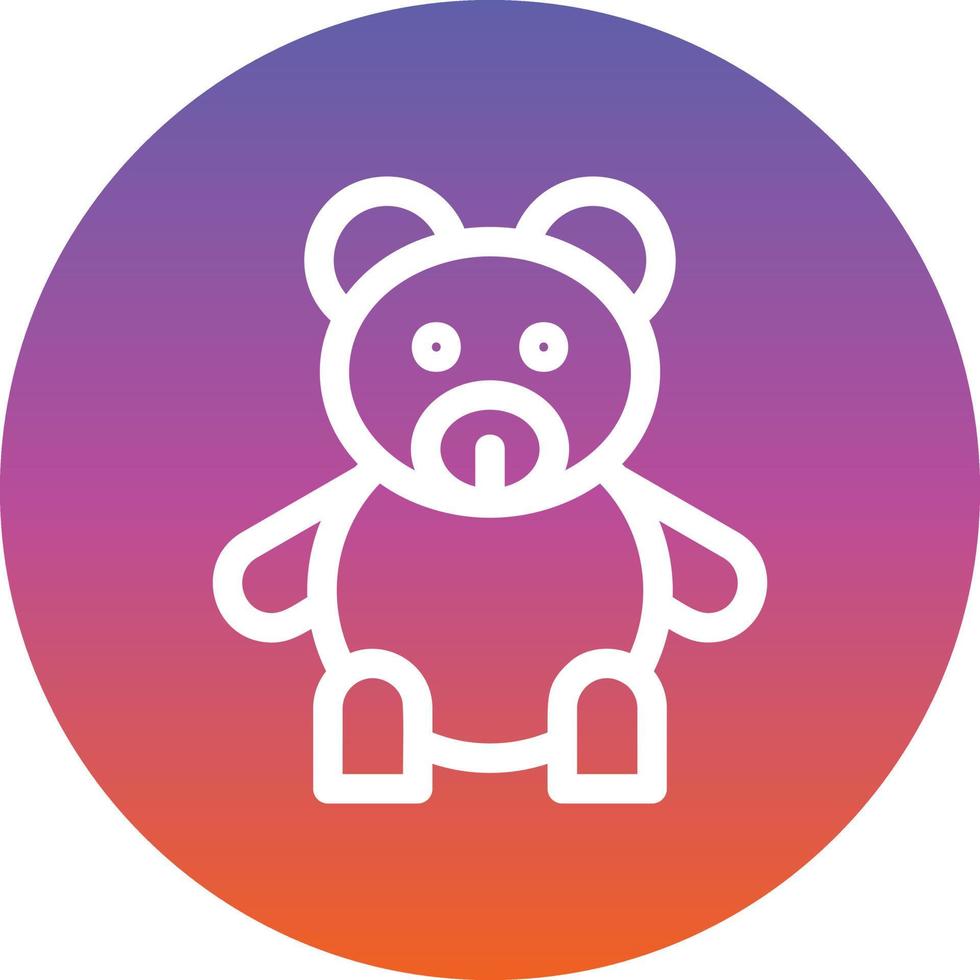 Teddy Vector Icon Design