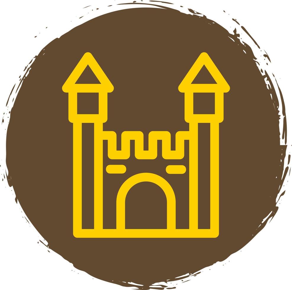 Bouncy Castle Vector Icon Design