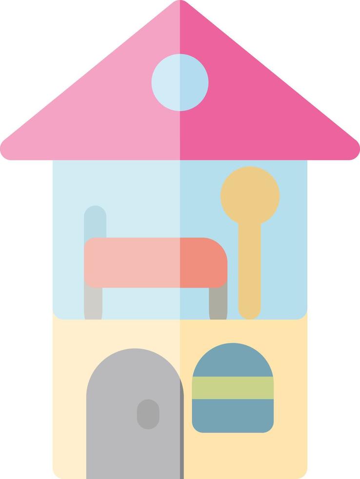 Dolls House Vector Icon Design